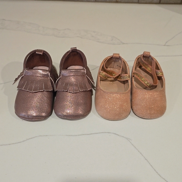 2 for $15! Baby girl pink shoe bundle - Picture 1 of 8